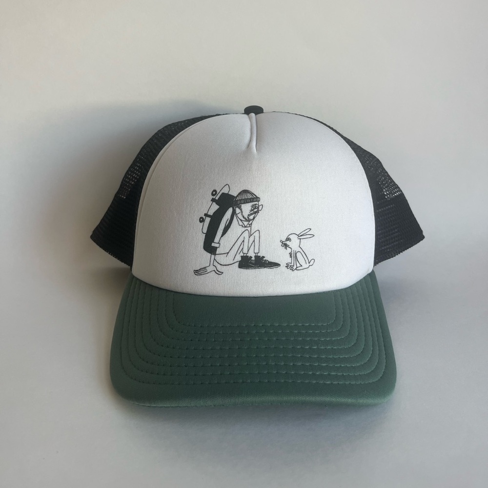 •Rare Vans x Yusuke Hanai Skateboarding Snapback Hat•